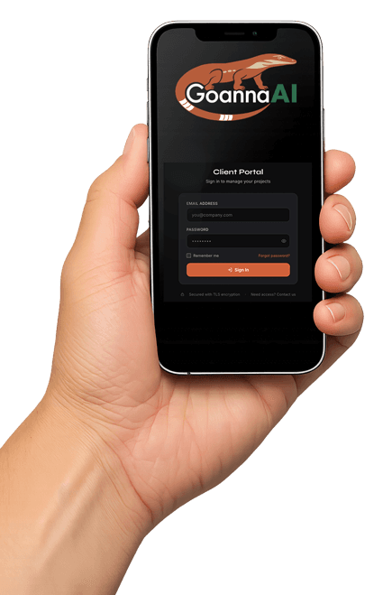 GoannaAI mobile app